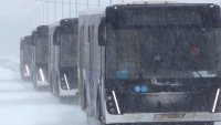 Сегодня ещё пять автобусов получены Зеленогорском по программе Губернатора "Новый автобус"