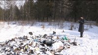 В районе картодрома обнаружена свалка с ртутными лампами