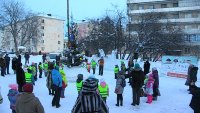 Первой в городе открылась ёлка на Ленина, 23