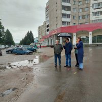 Глава города проинспектировал объекты, на которых сейчас ведется строительство и благоустройство