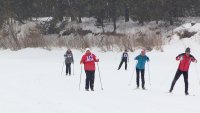 Медики приняли участие в лыжной гонке
