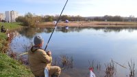 На озере «Ближнем» прошли первые городские соревнования по рыбной ловле