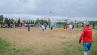 На стадионе "Юность" прошел Чемпионат Зеленогорска по пляжному волейболу среди мужчин