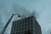 По факту пожара в бывшем здании ЗИВ «Сибволокно» проводится проверка