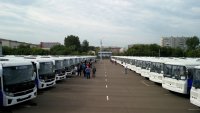 Сегодня в Зеленогорск прибыла крупная партия новых автобусов